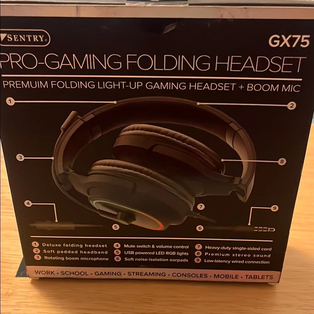 Entry Pro-Gaming Headset with RGB Lighting